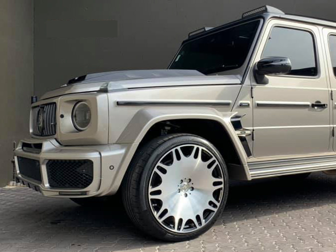 Brabus Monoblock M Platinum Edition Rims R22 Chrome for Mercedes-Benz W463A G-Class